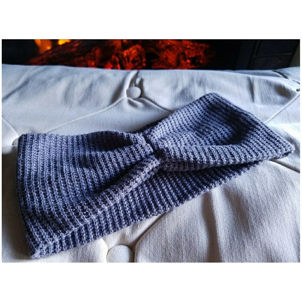 ❤ TOBI Gray Knitted Head Wrap ❤